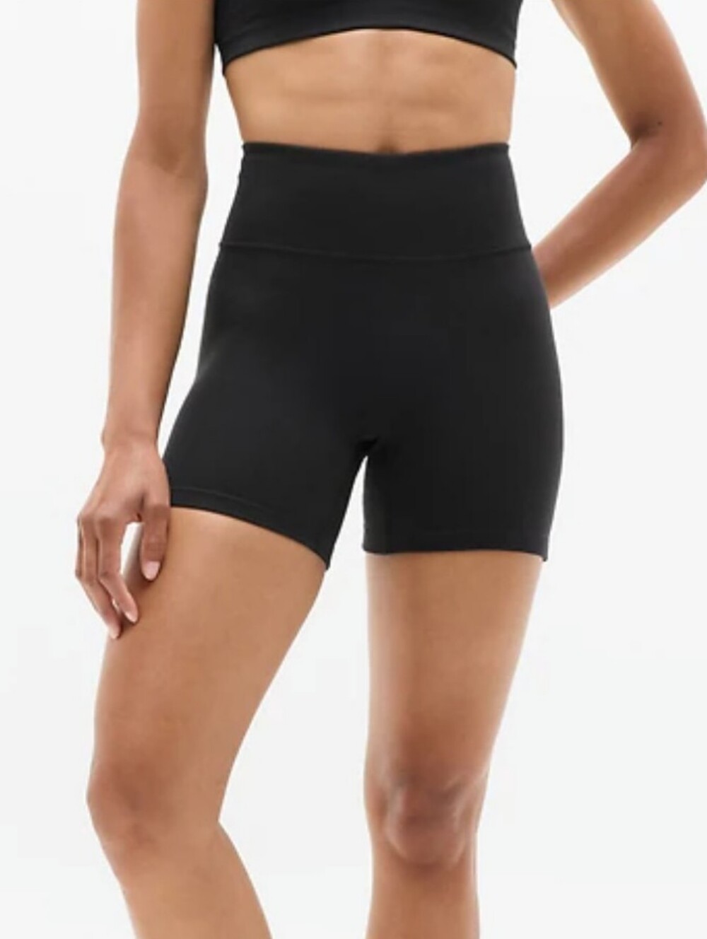 Athleta Intuition High-Rise Short 5" Black NWT